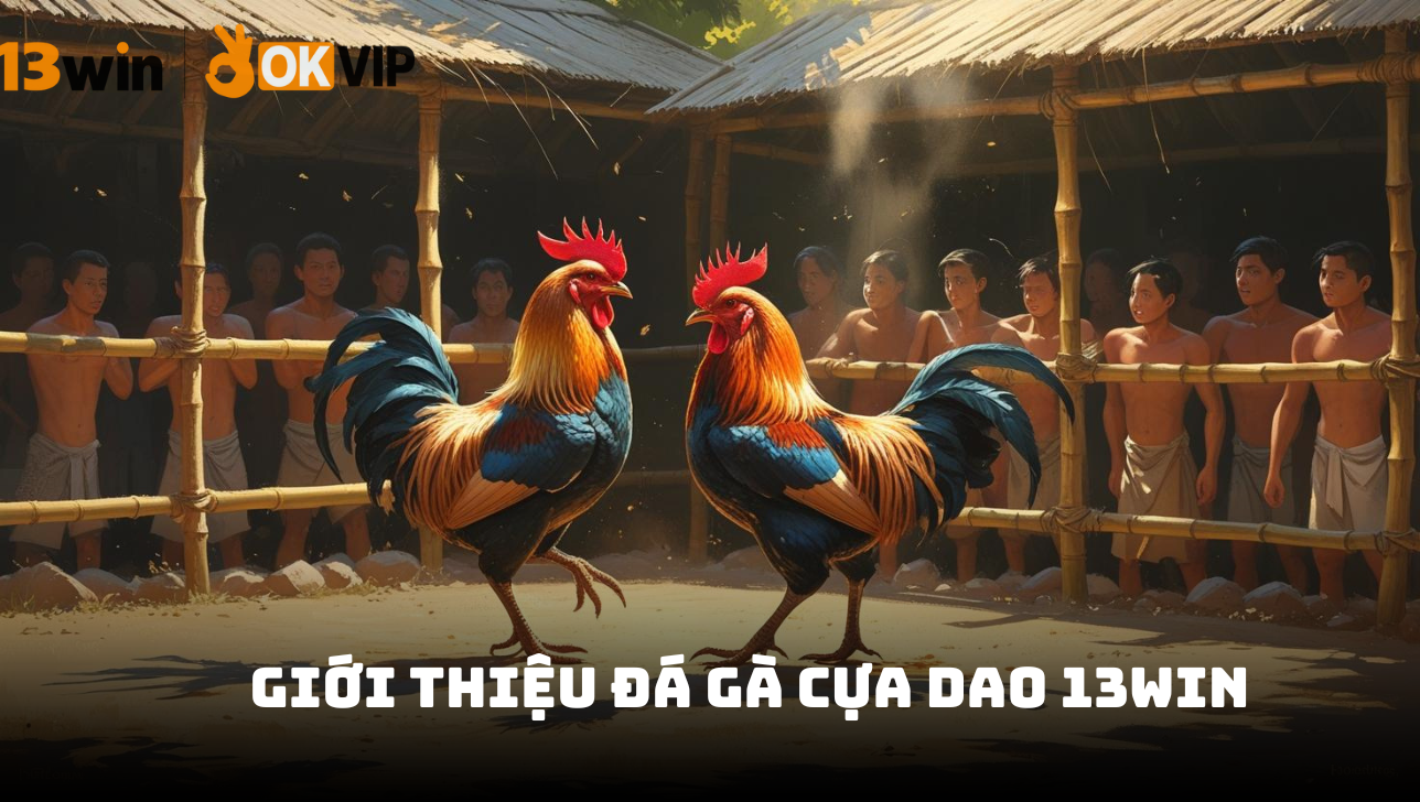 Đá gà cựa dao 13Win - Cá cược trực tuyến kịch tính 2025